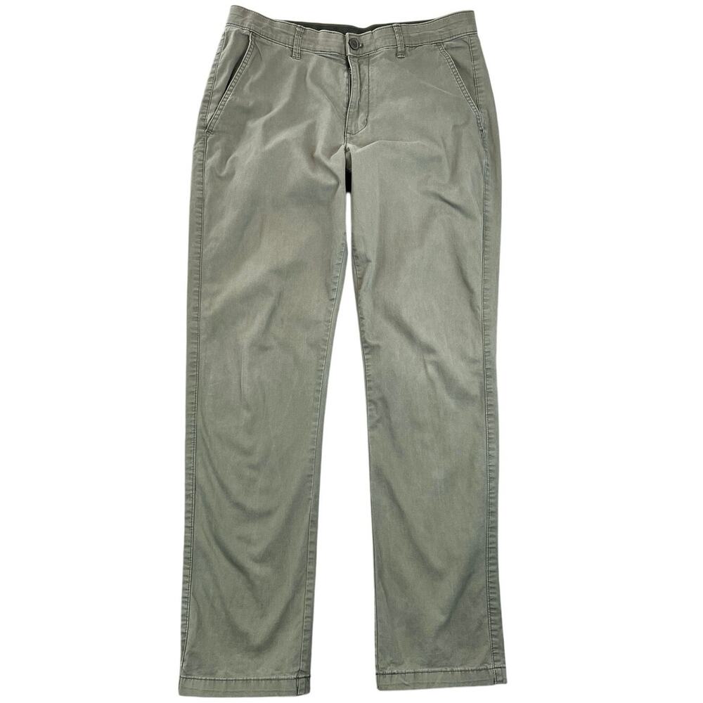 English Laundry Men’s Olive Green Stretch Chino Pants Straight 32x29.5